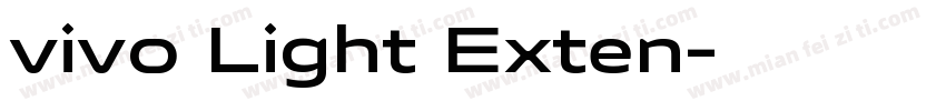 vivo Light Exten字体转换